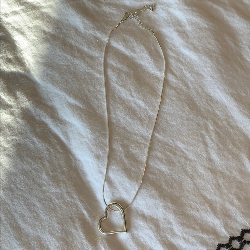 Heart Necklace silver